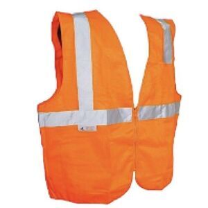 Safety Vest Radians SV2ZOSXL Economy Class 2 High Visibility Size XL Orange